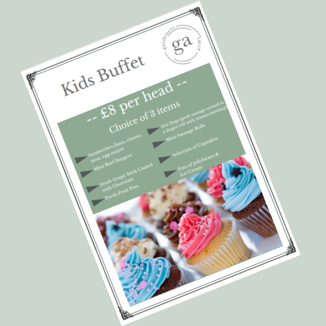 Afternoon Tea menu